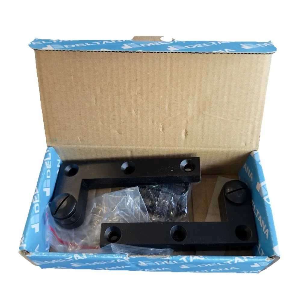 Pivot Door Hinges (PAIR of 2) - Black - 4 3/8